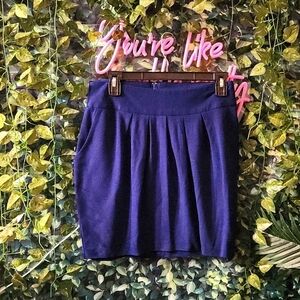 Lush Navy Blue Skirt